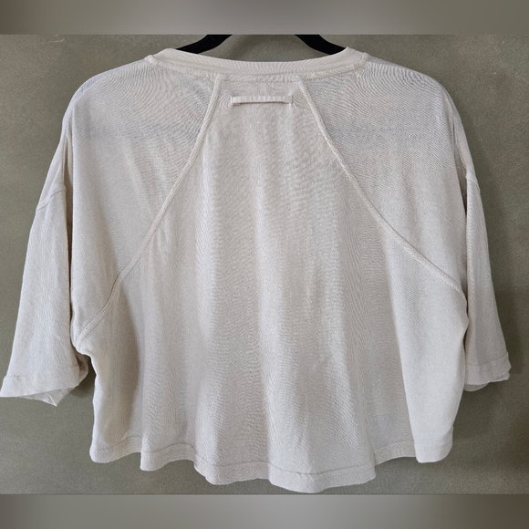 BDG | Cream Button-Detail Crop Top, Size S - Picture 3 of 7